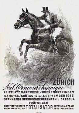 Nat. Concours Hippique Zürich – Reitplatz Hardwiese, Iwan Edwin Hugentobler