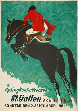 Horse race St. Gallen, Iwan Edwin Hugentobler