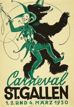 Carneval St. Gallen 1.2. & 4. März 1930, Artist unknown