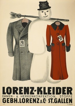 Lorenz-Kleider, Damen- & Herrenkonfektion, Stoffe – St. Gallen, C. Horn